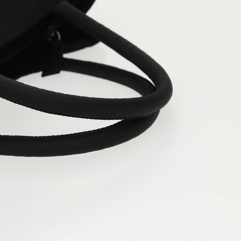 PRADA Hand Bag Nylon Black Silver Auth 97691 - Picture 7 of 16